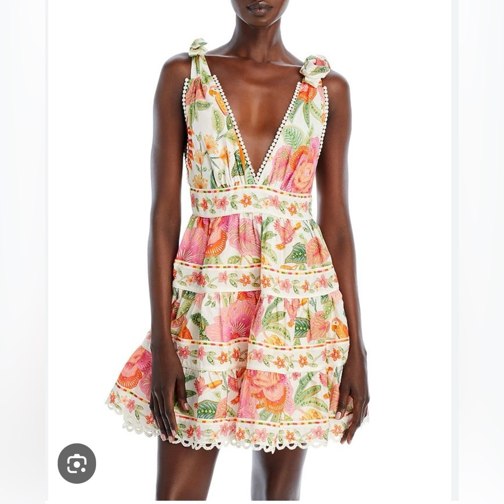 Farm Rio stunning Macaw Bloom dress. Size small. New with tags
